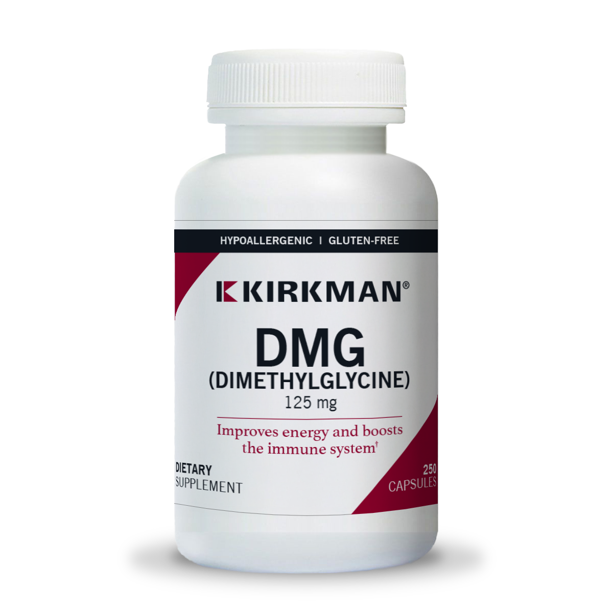 DMG (Dimethylglycine) 125 mg - Hypoallergenic - 250 capsules