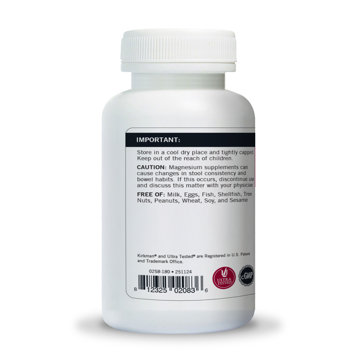 Magnesium Bisglycinate Buffered Chelate 180-ct