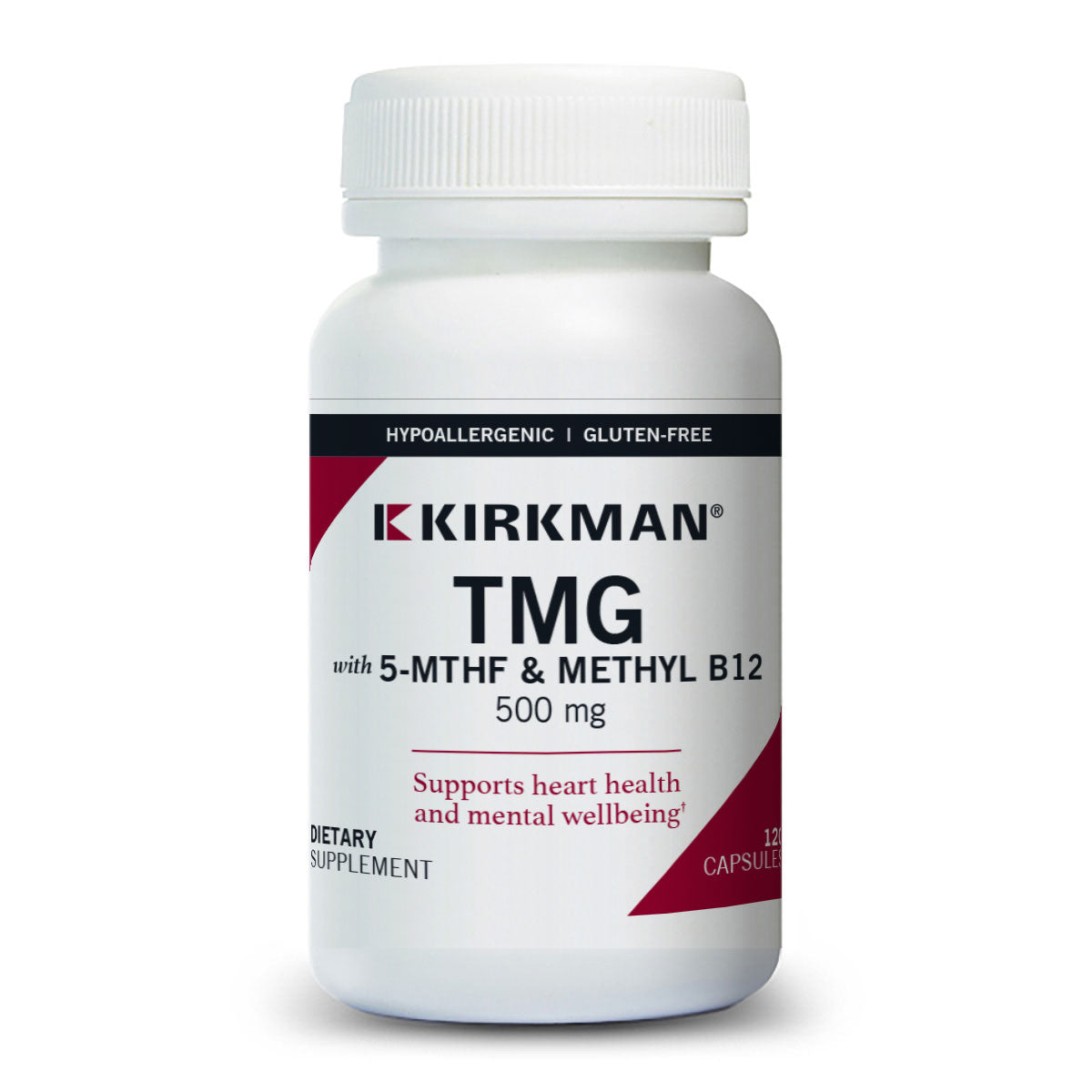 TMG 500 mg with Folate &amp; Methyl B12 - Hypoallergenic