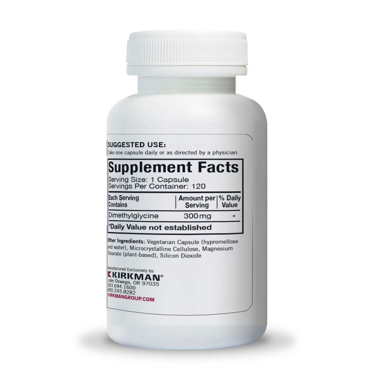 DMG (Dimethylglycine) 300 mg - Hypoallergenic - 120