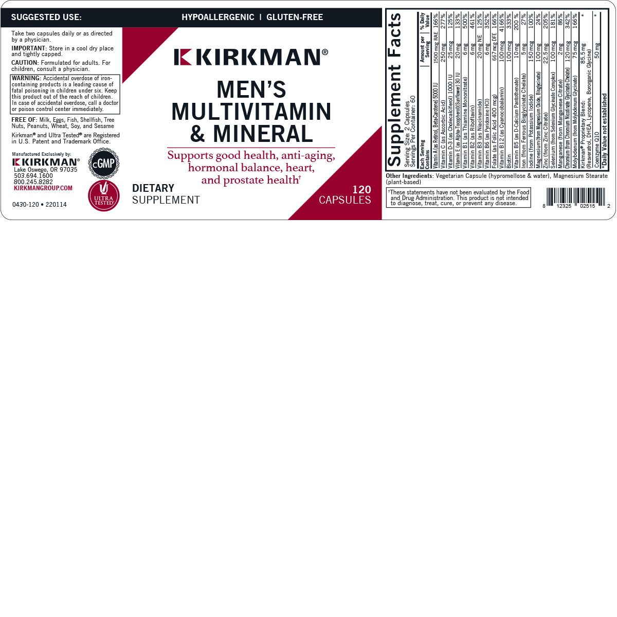 Men's Multivitamin & Mineral