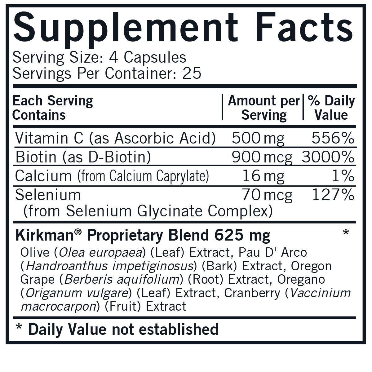 Yeast-Aid Advanced Formula - Hypoallergenic 100 ct.