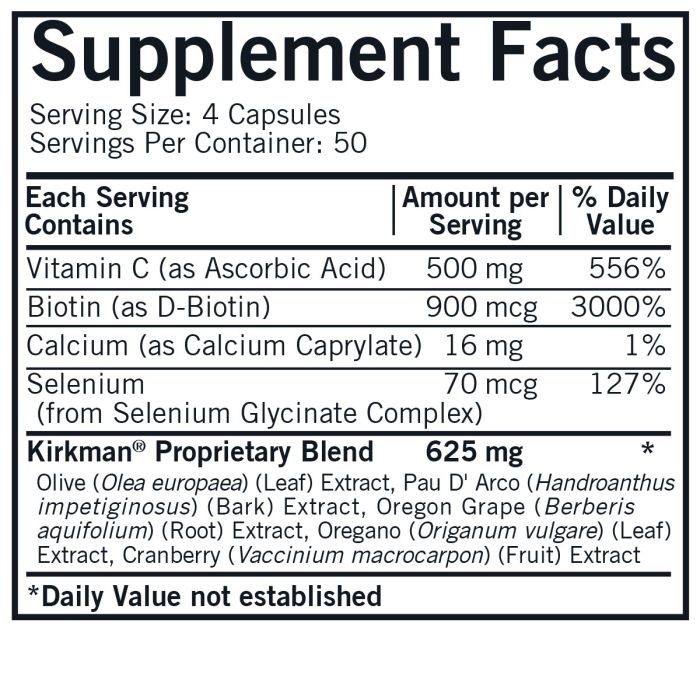 Yeast-Aid Advanced Formula - Hypoallergenic 200 ct.