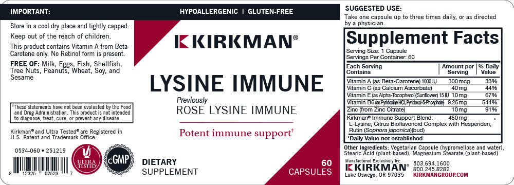 Rose Lysine Immune