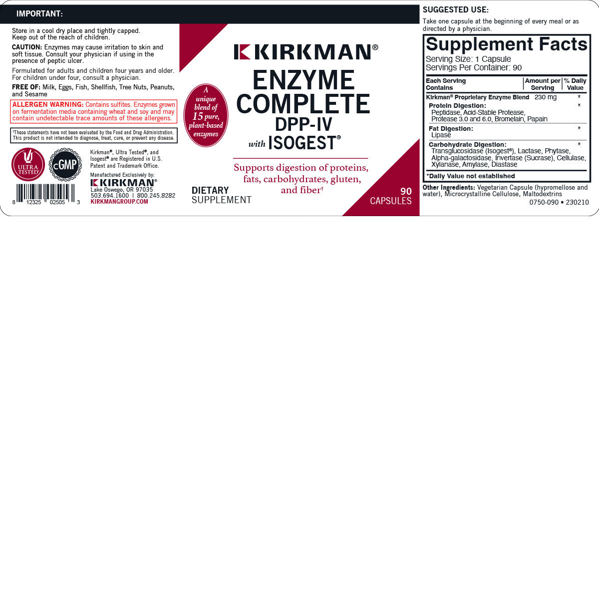 Enzyme Complete DPP-IV™ with Isogest®