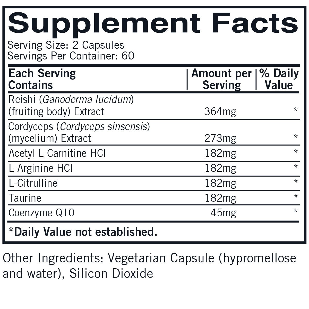 Mushroom Energy & Endurance 120 capsules