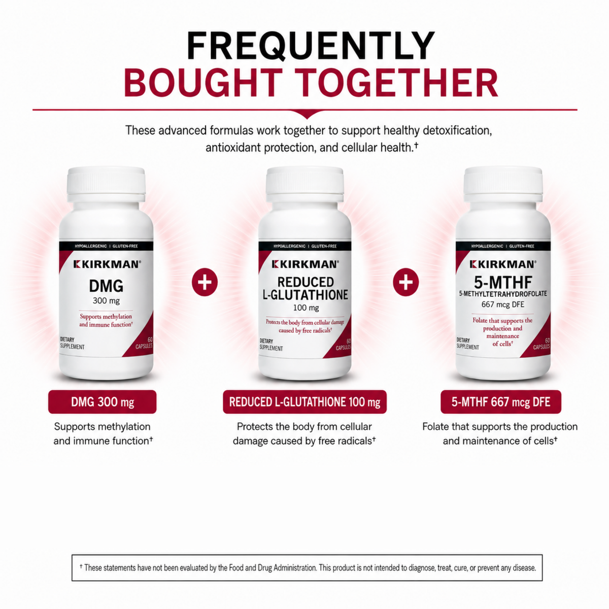DMG (Dimethylglycine) 300 mg - Hypoallergenic - 120