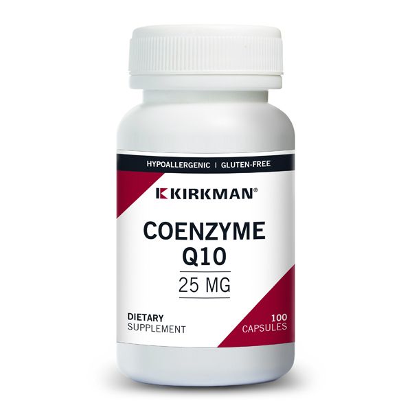 Coenzyme Q10 25 mg (CoQ10) - Hypoallergenic - 100 capsules