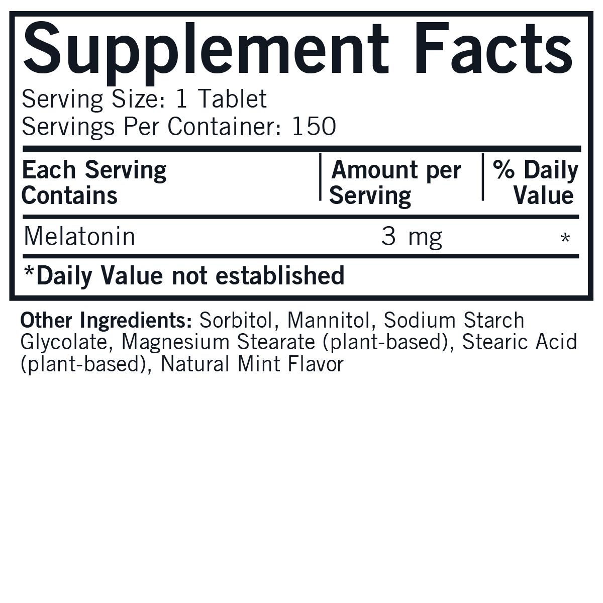 Melatonin Chewable 3 mg