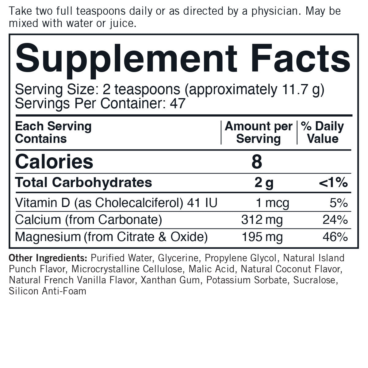 Calcium Magnesium Liquid