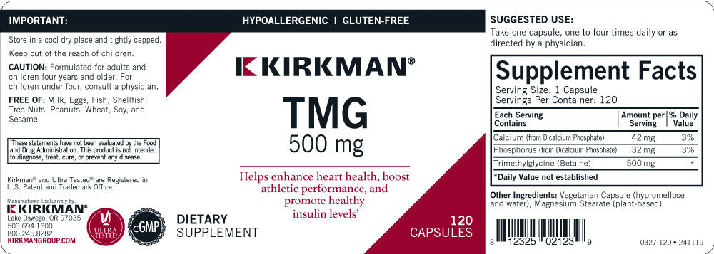 TMG 500 mg - Hypoallergenic