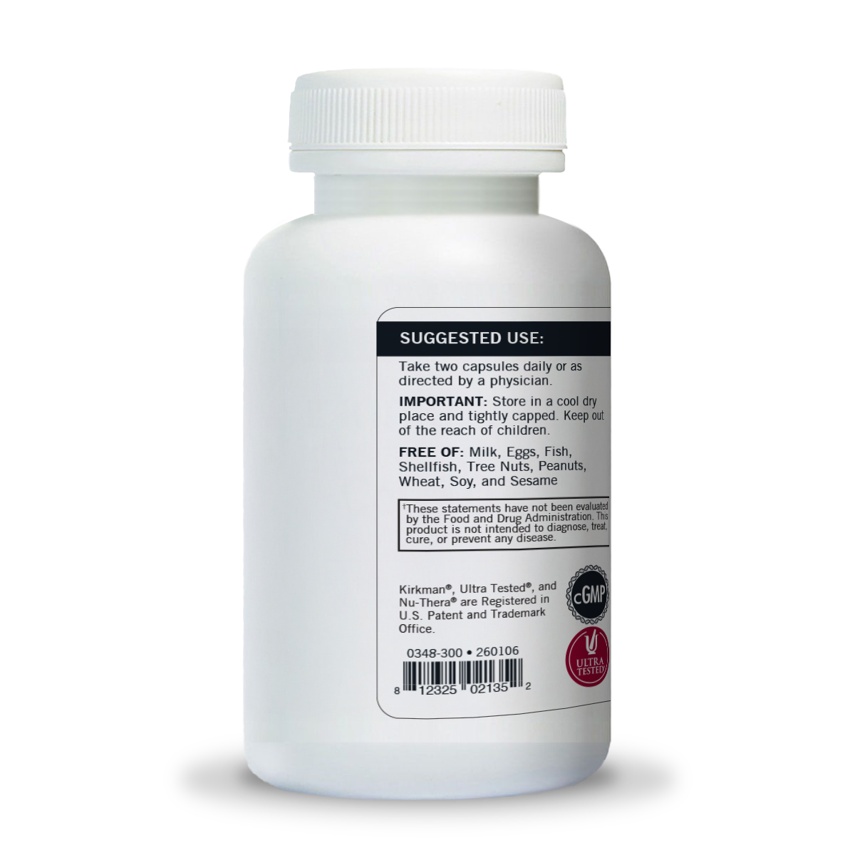 Nu-Thera® without Vitamins A & D - Hypoallergenic