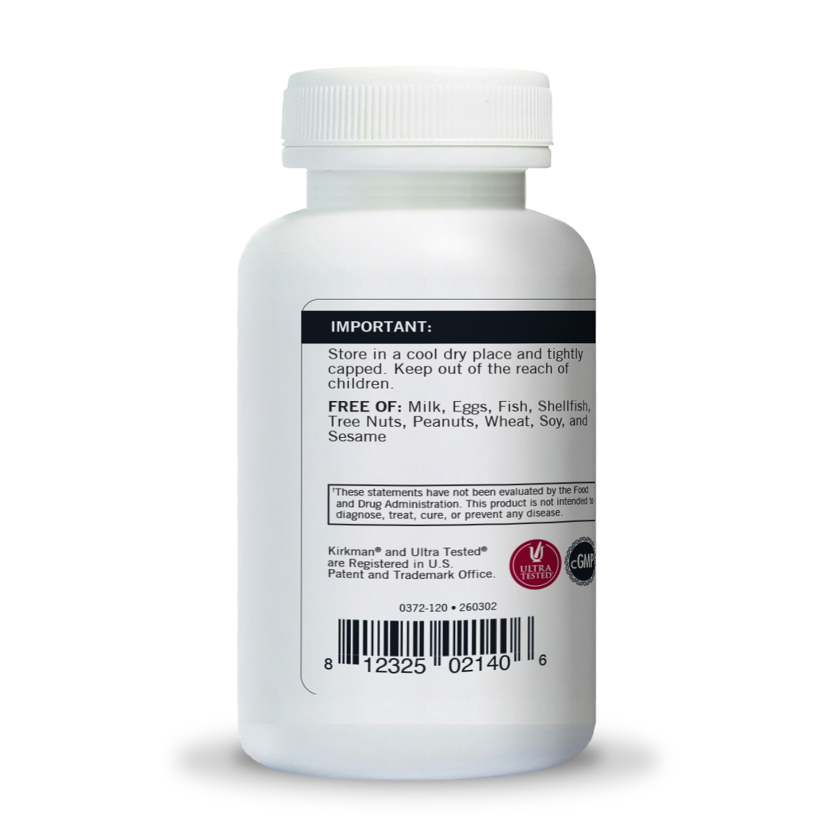 Calcium Bisglycinate Chelate 200 mg (without Vitamin D-3) - Hypoallergenic