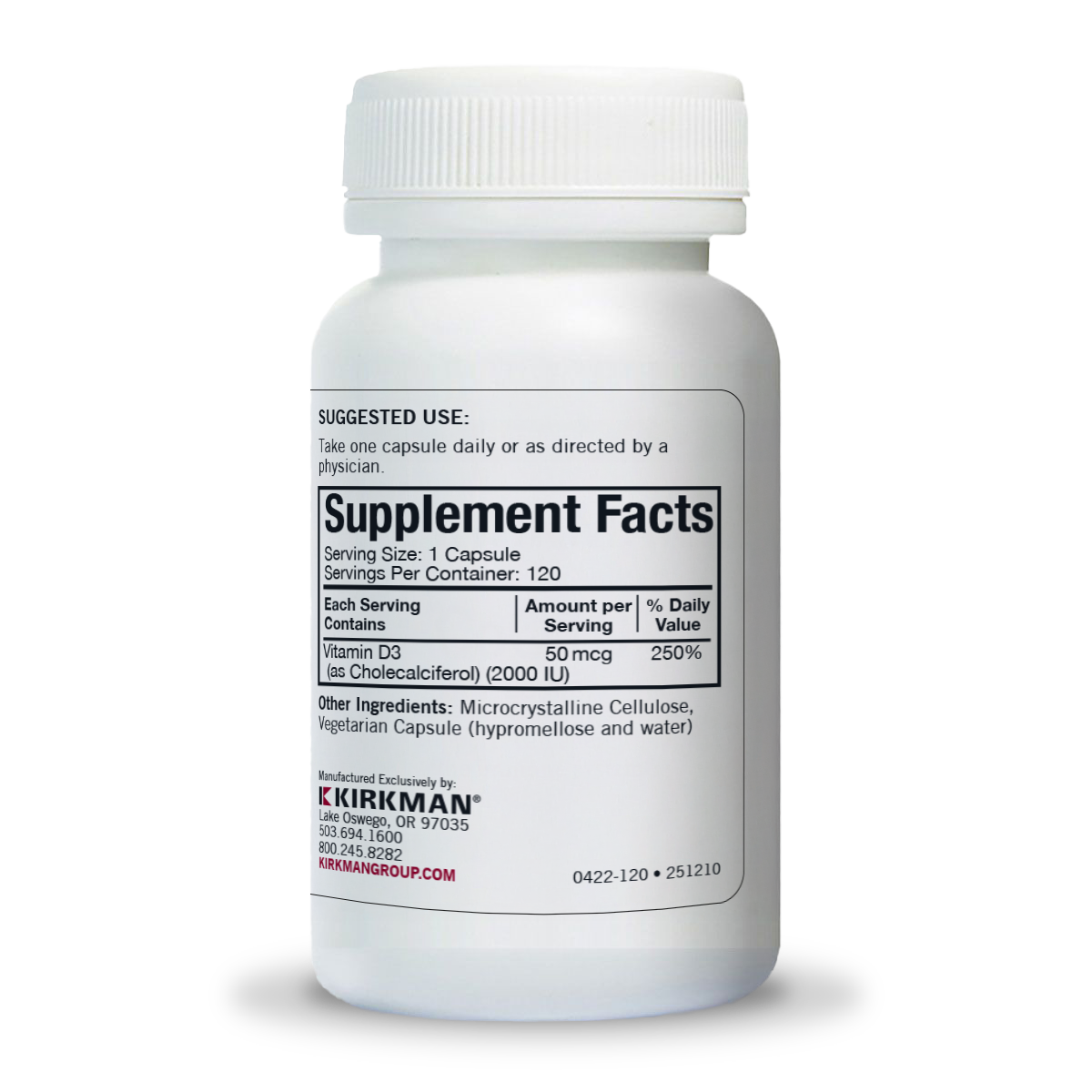 Vitamin D3 2000 IU Caps