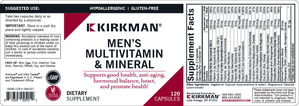 Men's Multivitamin & Mineral