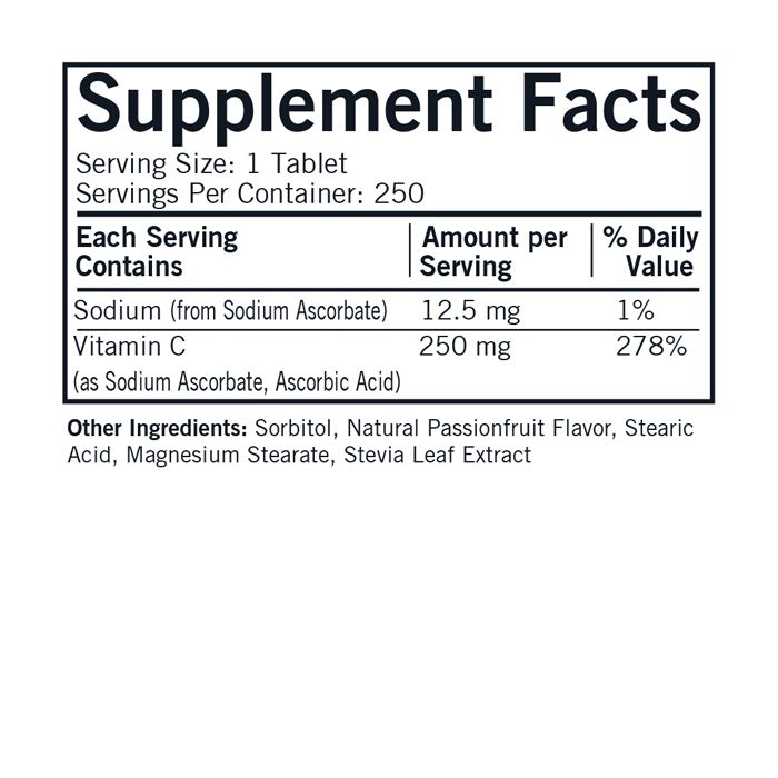 Chewable Tablets Vitamin C 250mg