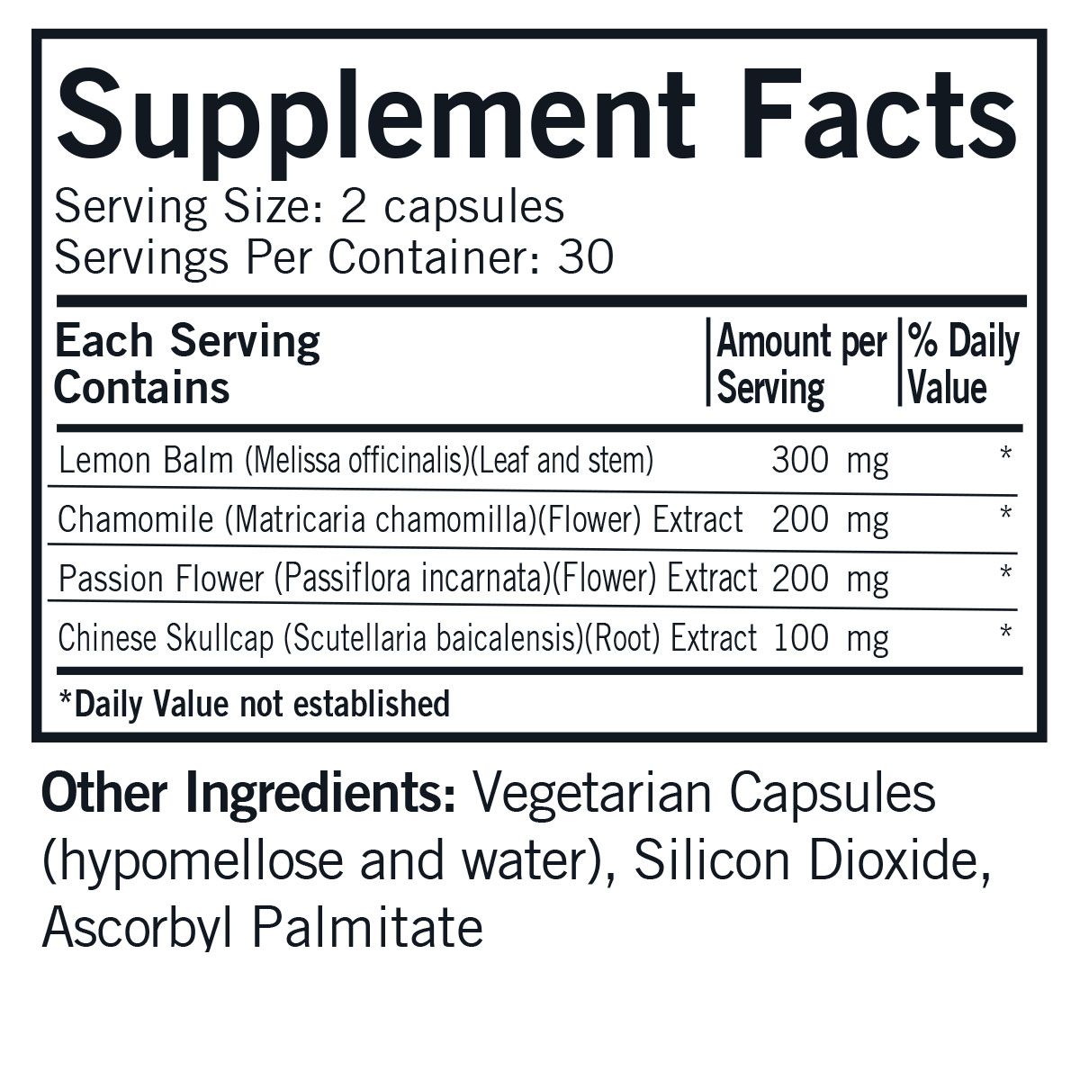 Herbal Sleep Aid, Melatonin-Free