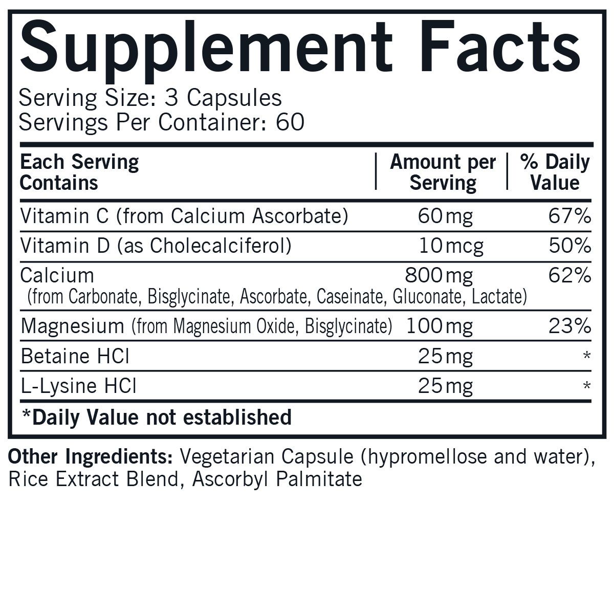 Bone Support (previously Rose Calcium) 180