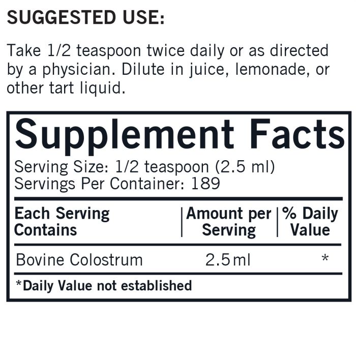 Colostrum Gold™ Immune Support – Unflavored – Hypoallergenic - Large