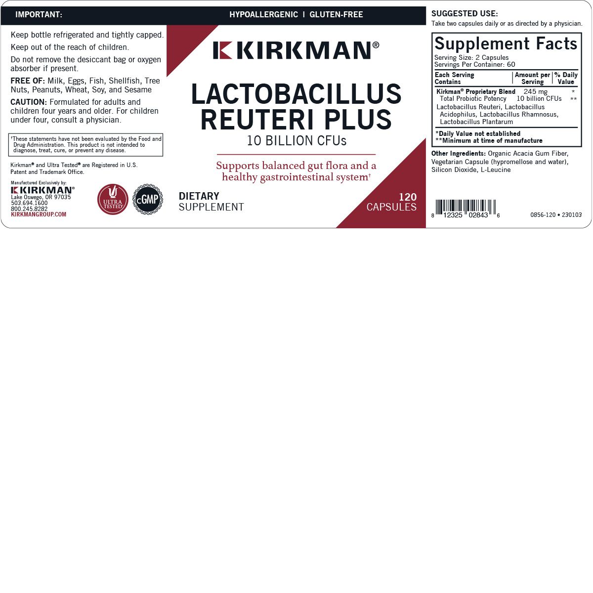 Lactobacillus Reuteri Plus