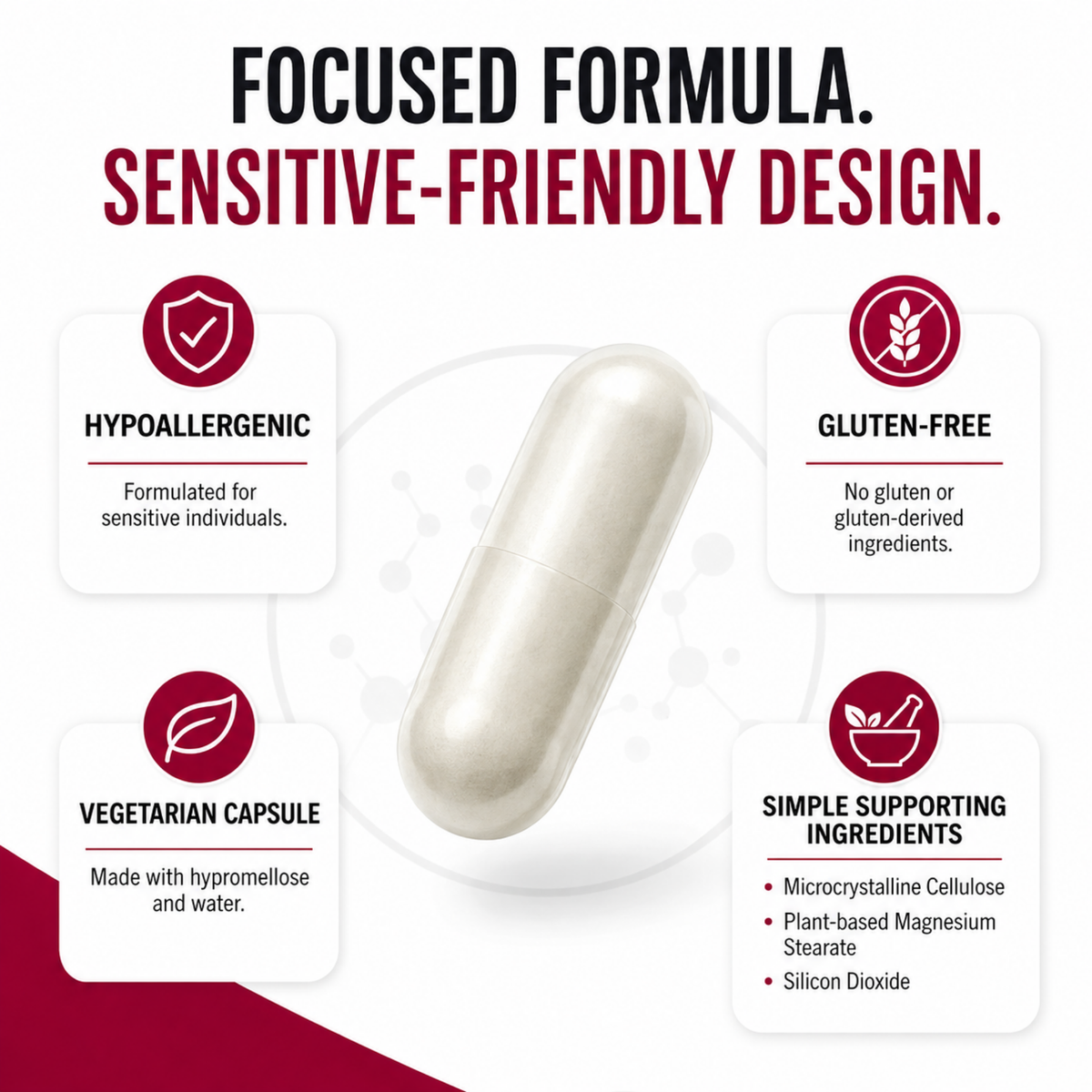DMG (Dimethylglycine) 300 mg - Hypoallergenic - 120