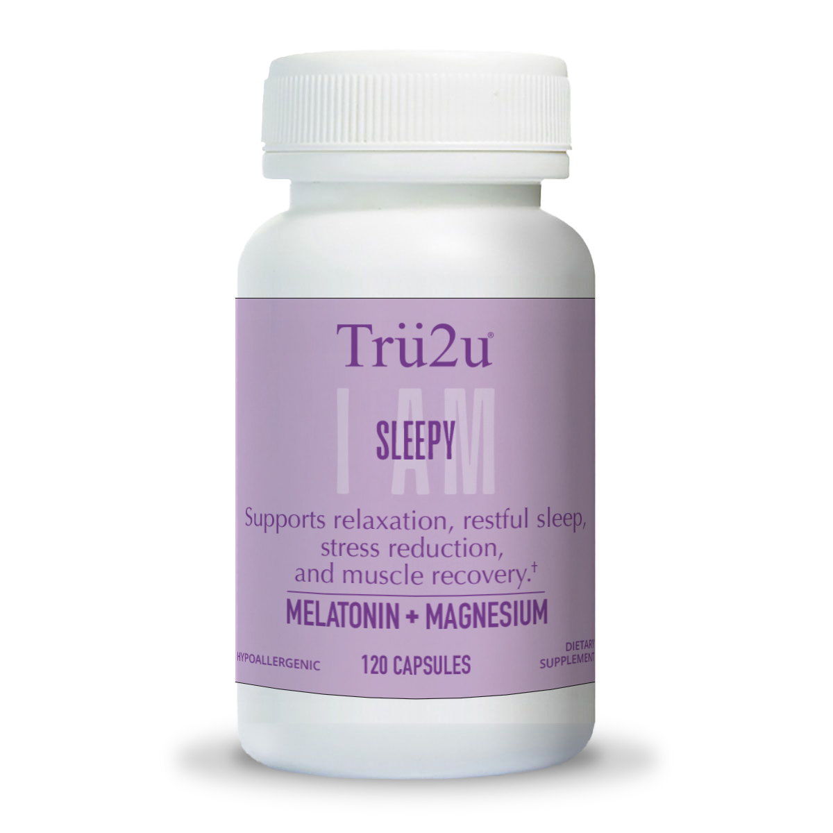 Tru2U® I AM SLEEPY + Kirkman® Children's Chewable Melatonin 3 mg Chocolate Tablets