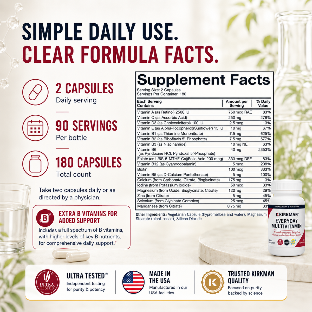EveryDay™ Multivitamin - Hypoallergenic