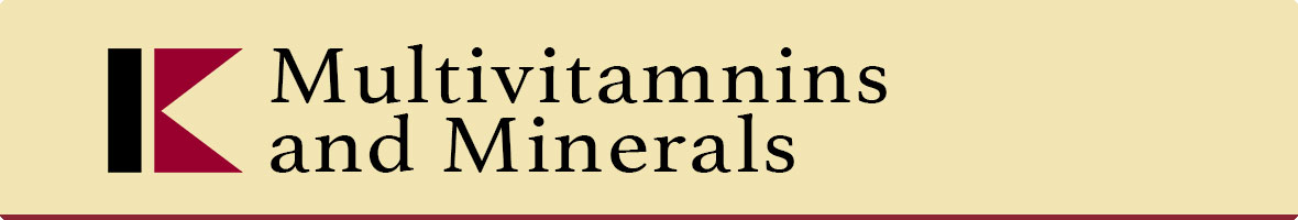 Multivitamins and Minerals