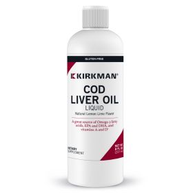 Cod Liver Oil Liquid -Natural Lemon Lime Flavor