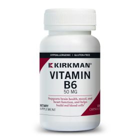 Vitamin B6 50 mg - Hypoallergenic - 100 ct