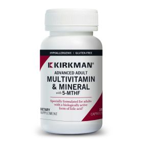 Kirkman Advanced Adult Multi-Vitamin & Mineral with 5-MTHF - Hypoallergenic